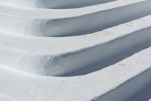 Concrete steps in Springfield, MA
