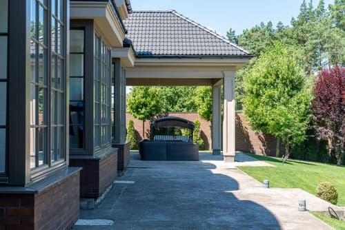 Concrete patio in Springfield, MA